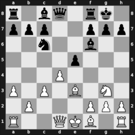 1964 Hoogovens – Round 1 – De Rooi, Paul – 1/2-1/2 – Dunkelblum, Arthur – G41