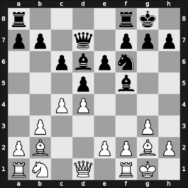 1964 Hoogovens – Round 1 – Dunkelblum, Arthur – 0-1 – Portisch, Lajos – G58