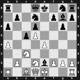 1964 Hoogovens Beverwijk NED – Round 3 – Donner, Jan-Hein – 1/2-1/2 – De Rooi, Paul – G49