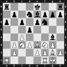 1964 Hoogovens-B – Round 1 – Litmanowicz, Wladyslaw – 1/2-1/2 – Kramer, Hanspeter – G10