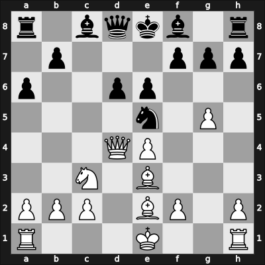 1964 Hoogovens-B – Round 10 – Gibbs, Peter Campbell – 1/2-1/2 – Kieninger, Georg – G35