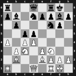 1964 Hoogovens-B – Round 11 – Sandor, Balazs – 1/2-1/2 – Henneberke, Frans – G40