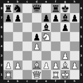 1964 Hoogovens-B – Round 11 – Flesch, Jean-benoit – 1/2-1/2 – Kramer, Hanspeter – G41