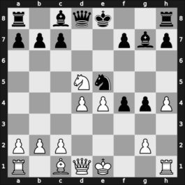 1964 Houston simultaan – Round 1 – Fischer, Raphael – 1-0 – Cunningham, Thomas T – G14