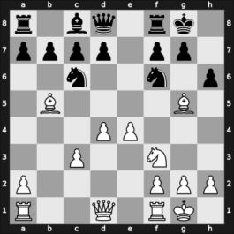 1964 Houston simultaan – Round 1 – Fischer, Raphael – 1-0 – Bell, Charles – G18
