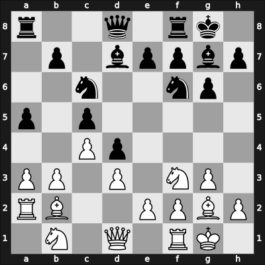 1964 Ilford – Round 1 – Blaine, Jonathan Scott – 1/2-1/2 – Mardle, Denis – G4