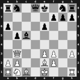 1964 It Detmold GER – Round 2 – Bachmann, Karlheinz – 1/2-1/2 – Bialas, Wolfram – G4
