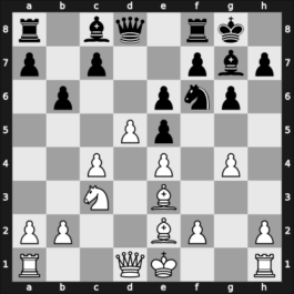 1964 Kecskemet zt – Round 1 – Clarke, Paul R H – 1/2-1/2 – Prameshuber, Alexander – G5