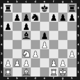 1964 Kecskemet zt – Round ? – Matanovic, Aleksandar – 1/2-1/2 – Damjanovic, Mato – G101
