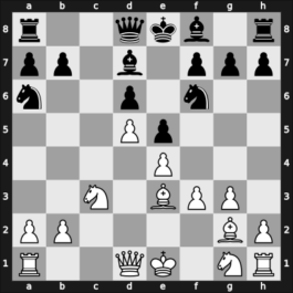 1964 Kiev ch-URS – Round 1 – Krogius, Nikolai V – 1/2-1/2 – Vasiukov, Evgeni – G35