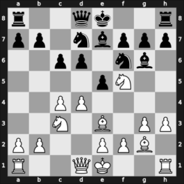 1964 Kiev ch-URS – Round 1 – Borisenko, Georgy K – 1/2-1/2 – Tal, Mikhail – G36
