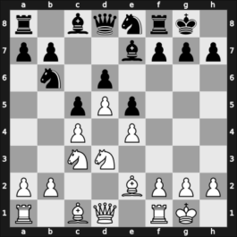 1964 Kiev ch-URS – Round 1 – Krogius, Nikolai V – 1/2-1/2 – Bannik, Anatolij – G42