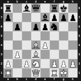 1964 Kiev ch-URS – Round 1 – Tal, Mikhail – 1/2-1/2 – Petrosian, Tigran V – G69
