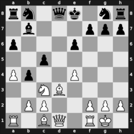 1964 Kiev ch-URS – Round 1 – Kholmov, Ratmir D – 1/2-1/2 – Lutikov, Anatoly S – G70