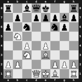1964 Kiev ch-URS – Round 1 – Bannik, Anatolij – 1/2-1/2 – Lutikov, Anatoly S – G84