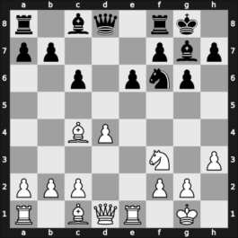 1964 Kiev ch-URS – Round 1 – Lutikov, Anatoly S – 0-1 – Bronstein, David I – G89