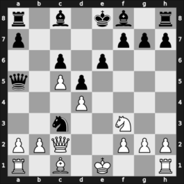 1964 Kiev ch-URS – Round 1 – Vasiukov, Evgeni – 1/2-1/2 – Lutikov, Anatoly S – G96