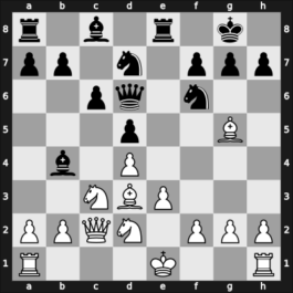 1964 Kislovodsk – Round 1 – Averbakh, Yuri L – 1-0 – Kluger, Carsten – G1