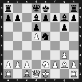 1964 Kislovodsk – Round 1 – Fuchs Andreas, Prien – 1/2-1/2 – Averbakh, Yuri L – G7