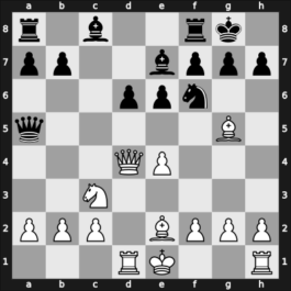 1964 Kislovodsk – Round 1 – Bykhovsky, Anatoly A – 1/2-1/2 – Bradvarevic, Aleksandar – G13
