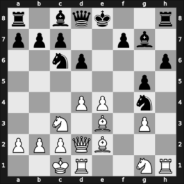 1964 Kislovodsk – Round ? – Ciocaltea, Victor – 1/2-1/2 – Bykhovsky, Anatoly A – G33