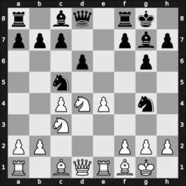 1964 Leipzig Open 6364 2nd – Round 8 – Moehring, Guenther – 1/2-1/2 – Walkewitz, Hubert – G9