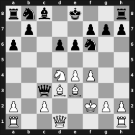 1964 Leningrad – Round 6 – Gaprindashvili, Nona – 0-1 – Nedeljkovic, Aleksandar – G8
