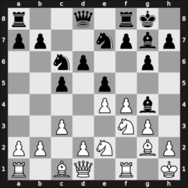 1964 Magdeburg – Round 5 – Stahl, Franz – 1/2-1/2 – Baumbach, Friedrich, Dr. – G19