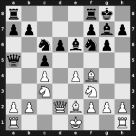 1964 Mar del Plata – Round 4 – Foguelman, Alberto – 1/2-1/2 – Bielicki, Carlos – G12