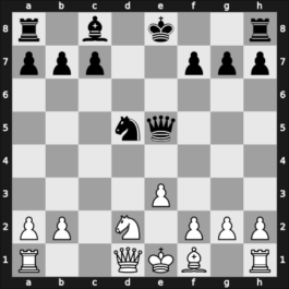 1964 Mar del Plata – Round 7 – Acosta Garcia, Rafael Isaac – 1/2-1/2 – Amado, Claudio – G23