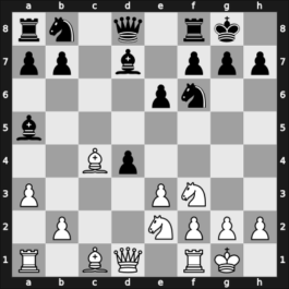 1964 Memorial M.Chigorin – Round 9 – Garcia Gonzalez, Gonzalo – 0-1 – Kholmov, Ratmir D – G7