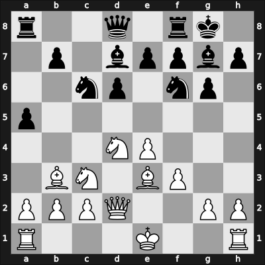1964 Moscow Ch – Round ? – Bykhovsky, Anatoly A – 1/2-1/2 – Zaitsev, Igor A – G61