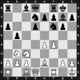 1964 Moscow Ch Trades Union – Round 15 – Klovans, Janis – 1/2-1/2 – Polugaevsky, Lev – G10