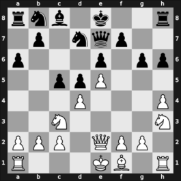 1964 Moscow Ch sf – Round ? – Dubinin, Peter – 0-1 – Gusev, Yuri S – G15