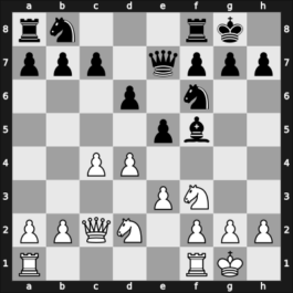 1964 Moscow RUS – Round 1 – Jakhin, Rashid – 1/2-1/2 – Averbakh, Yuri L – G4