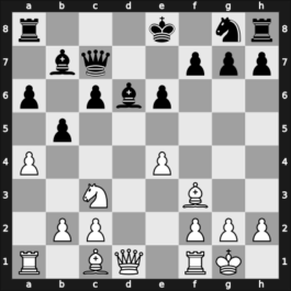 1964 Moscow RUS – Round 7 – Estrin, Yakov – 0-1 – Polugaevsky, Lev – G18