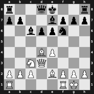 1964 Moscow RUS – Round 15 – Liberzon, Vladimir M – 1/2-1/2 – Simagin, Vladimir – G36