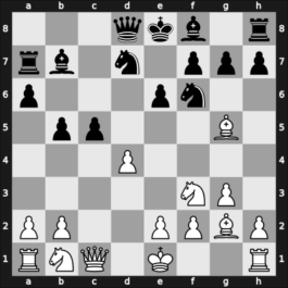 1964 Moscow RUS – Round ? – Jakhin, Rashid – 1/2-1/2 – Yudovich, Mikhail M – G41
