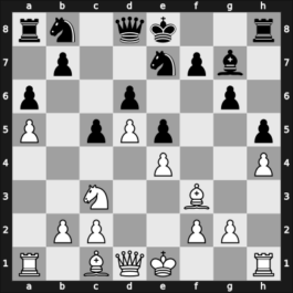 1964 Reggio Emilia ITA – Round 3 – Teschner, Rudolf – 1-0 – Paoli, Enrico – G10