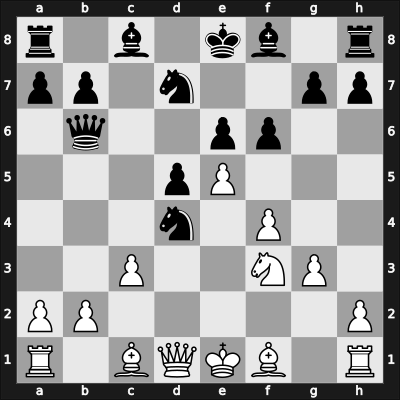1964 Reggio Emilia ITA – Round 9 – Barczay, Laszlo – 1/2-1/2 – Teschner, Rudolf – G30