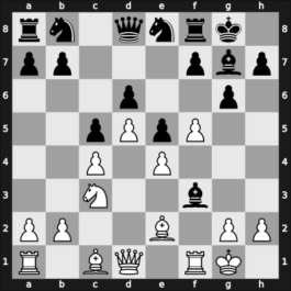 1964 Reggio Emilia ITA – Round 11 – Barczay, Laszlo – 0-1 – Palmiotto, Fiorentino – G34