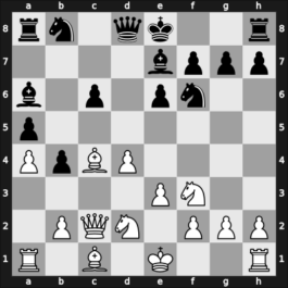1964 Reykjavik – Round 5 – Wade, Robert G – 1/2-1/2 – Palmason, Gudmundur – G27