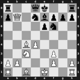 1964 Reykjavik – Round 5 – Johannsson, Ingi R – 1/2-1/2 – Gaprindashvili, Nona – G28
