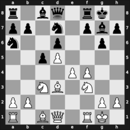 1964 Reykjavik – Round 6 – Bjornsson, Thorarinn – 1/2-1/2 – Palmason, Gudmundur – G32