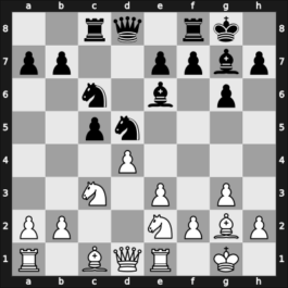 1964 Reykjavik – Round 7 – Palmason, Gudmundur – 1/2-1/2 – Tal, Mikhail – G39