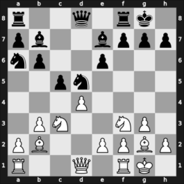 1964 Sarajevo 07th – Round 7 – Trifunovic, Petar – 1/2-1/2 – Matulovic, Milan – G15