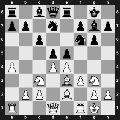 1964 Sarajevo 7th – Round 2 – Dely, Peter – 1/2-1/2 – Gojak, Ilija – G2