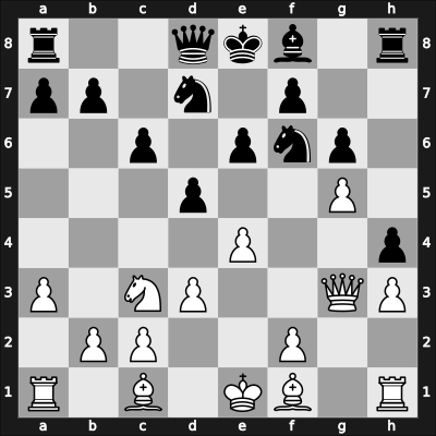 1964 Spartak Ch – Round ? – Nezhmetdinov, Rashid – 1/2-1/2 – Simagin, Vladimir – G9