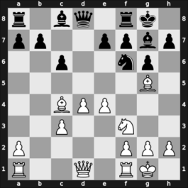 1964 Stevenson Memorial XII – Round 9 – Cafferty, Bernard – 1/2-1/2 – Golombek, Harry – G9