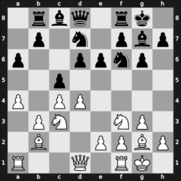 1964 Tel Aviv ISR – Round 1 – Beni, Alfred – 1/2-1/2 – Aranibar Salazar, Hilton – G5